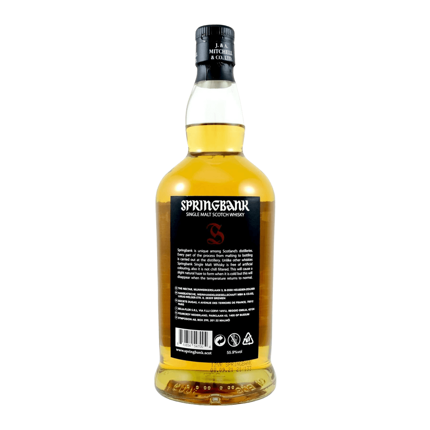 Springbank 12 Year Old Cask Strength 2021 Whisky Whiskystack Back