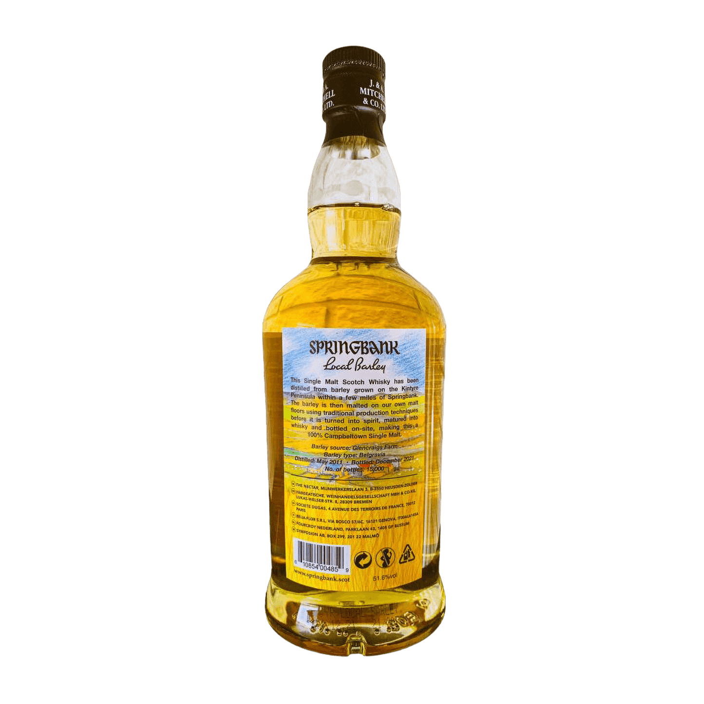 Springbank Local Barley 10 Years Old 2021 Whisky Whiskystack Back
