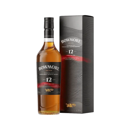 Bowmore 12 Year Old Sherry Oak Cask Flaske og Box
