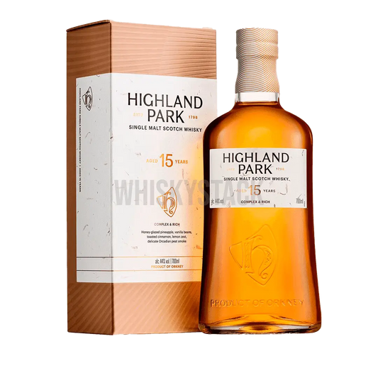 Highland Park 15 Year Old Flaske og Box