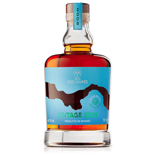Ron Dos Mares Vintage 2008 Vintage  Limited Edition 16 År Panama Rom Flaske