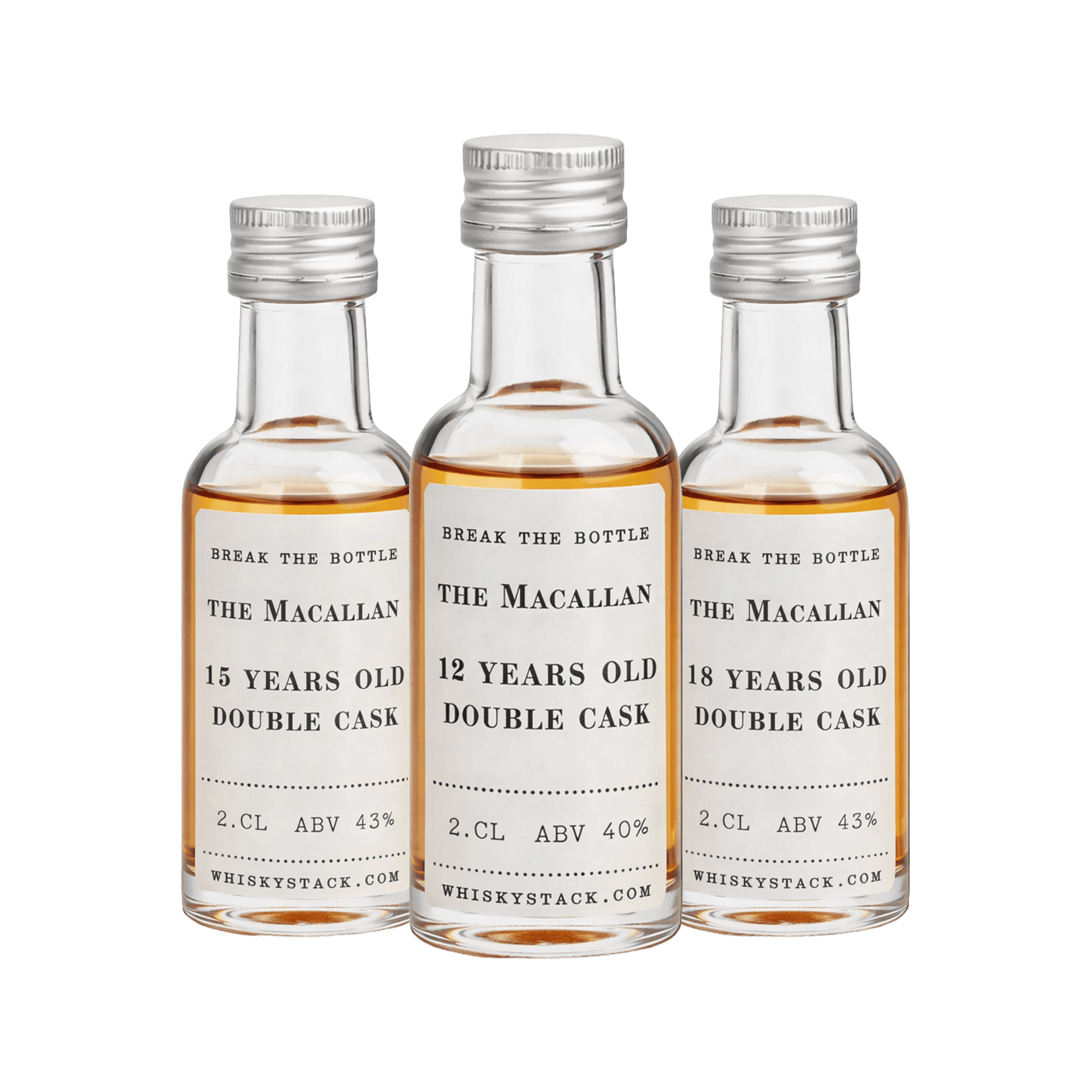 The Macallan Double Cask Trilogy - Eksklusiv Smagnings Sæt Whiskystack