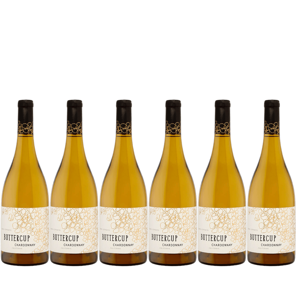6 Flasker Buttercup Chardonnay Hvidvin