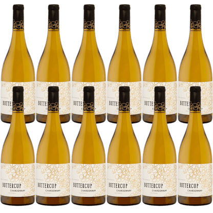 12 Flasker Buttercup Chardonnay Hvidvin