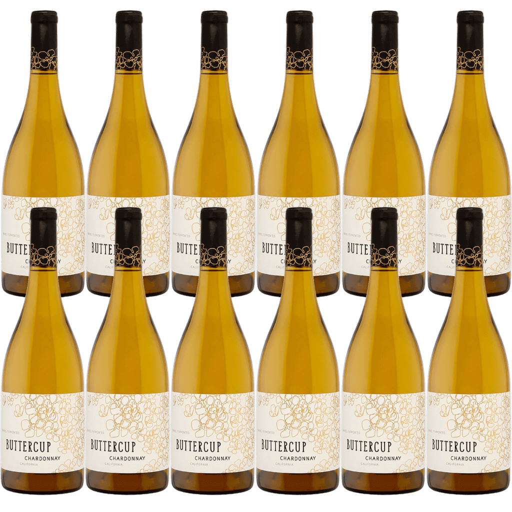 12 Flasker Buttercup Chardonnay Hvidvin