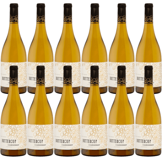 12 Flasker Buttercup Chardonnay Hvidvin