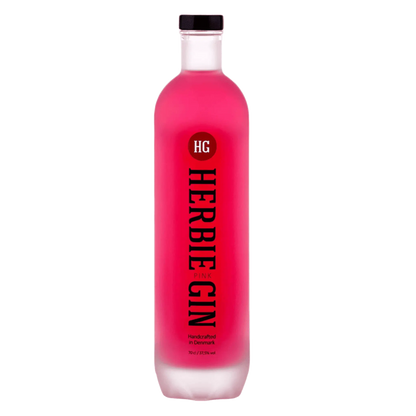 Herbie Pink Gin – Dansk pink gin med hindbær & tranebær