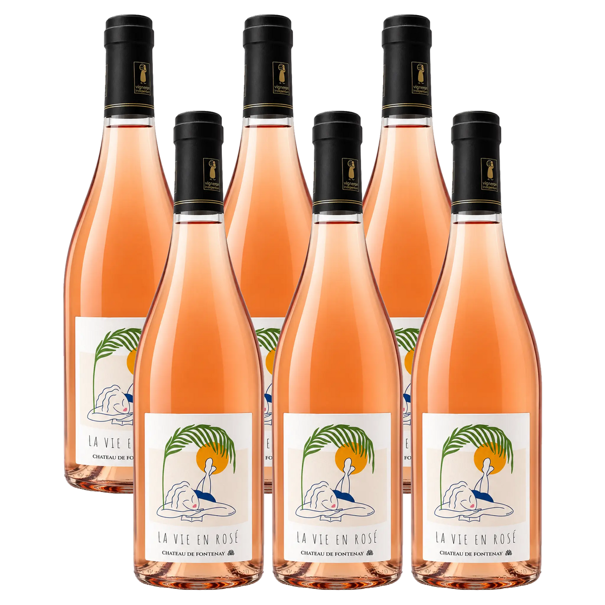 La Vie en Rosé Rosévin 6 flasker Whiskystack