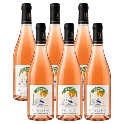 La Vie en Rosé Rosévin 6 flasker Whiskystack