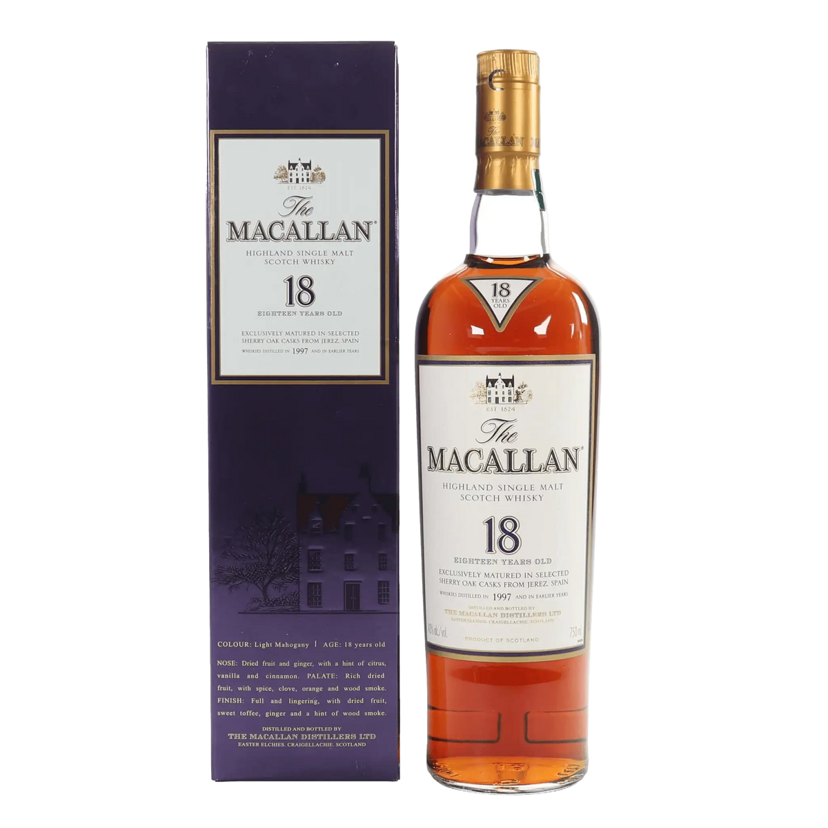 Macallan 18 Years Old Sherry Oak - 1997