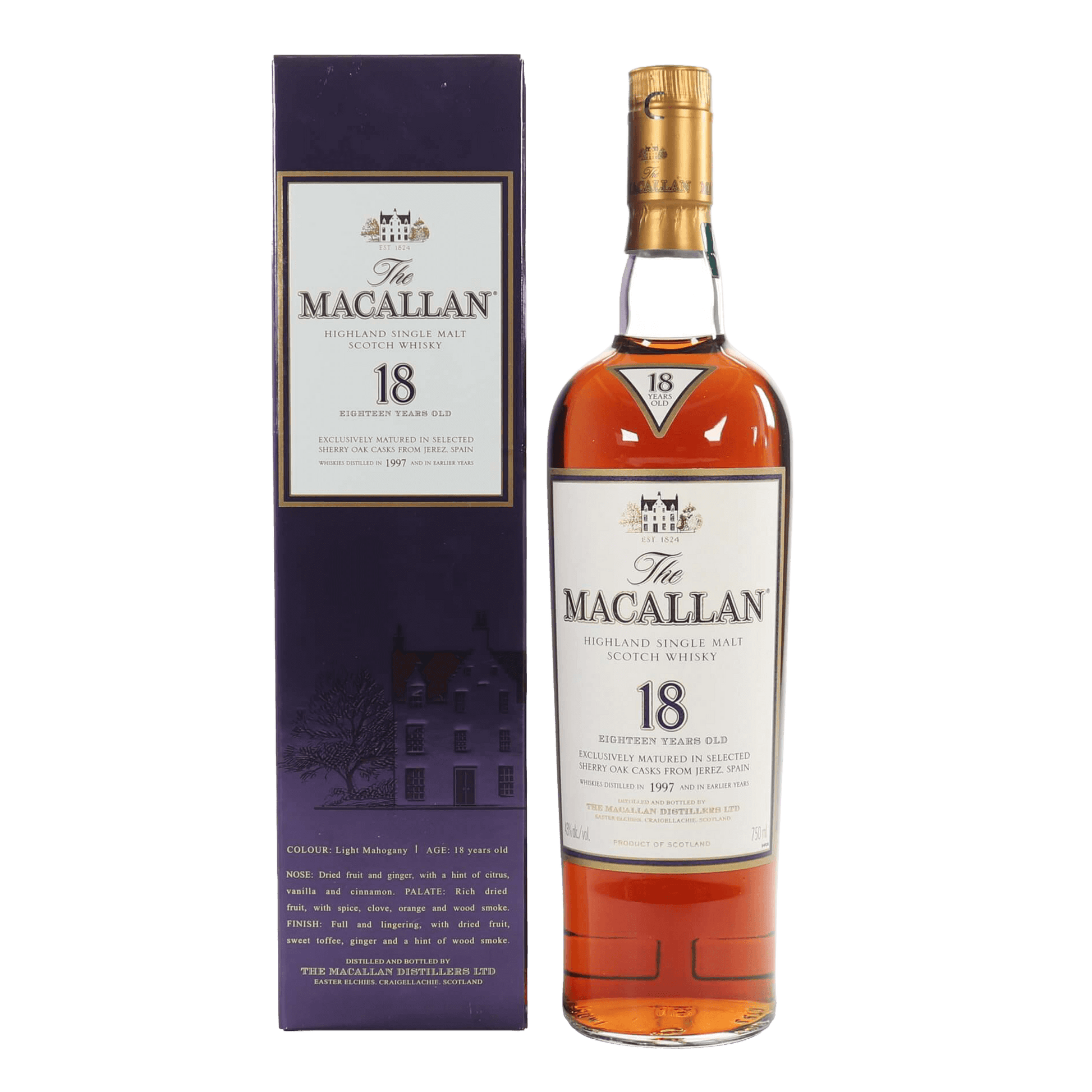 Macallan 18 Years Old Sherry Oak - 1997