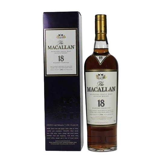 Macallan 18 Years Old Sherry Oak - 1994