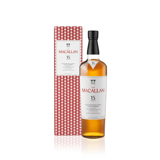Macallan 15 Years Old Double Cask Flaske og Boks