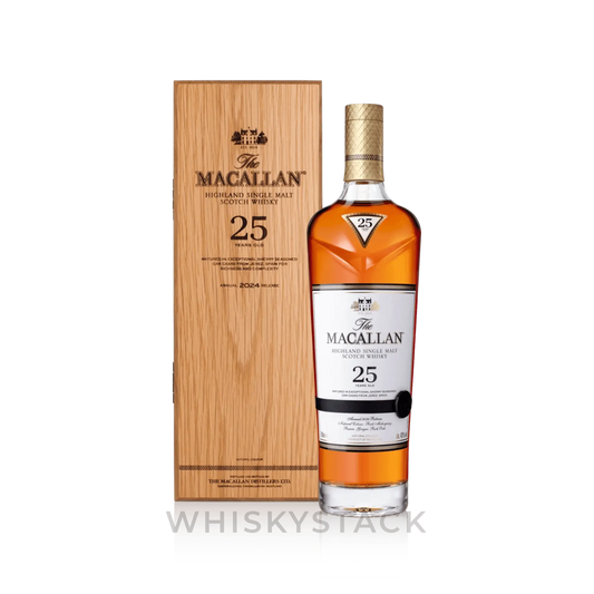 The Macallan Sherry Oak 25 Years Old – 2024 Release Boks og Flaske