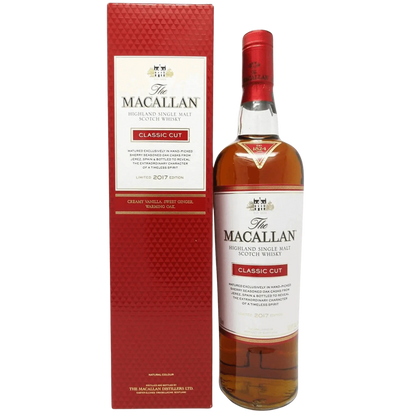 Macallan Classic Cut 2017 Edition Flaske og Boks