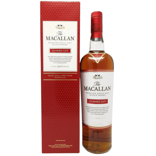 Macallan Classic Cut 2017 Edition Flaske og Boks
