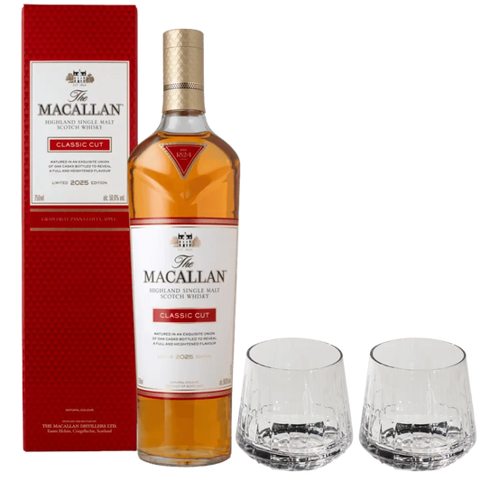 Macallan Classic Cut 2025 Edition – Pakke med Whiskyglas