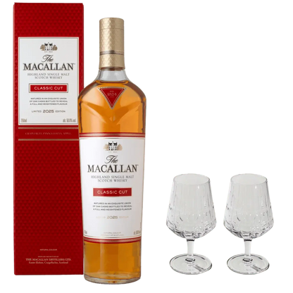 Macallan Classic Cut 2025 Edition – Pakke med Whiskyglas