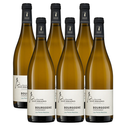 Domaine Boussard Bourgogne Chardonnay Cuvée Les Pierres Blanches 6 bottles