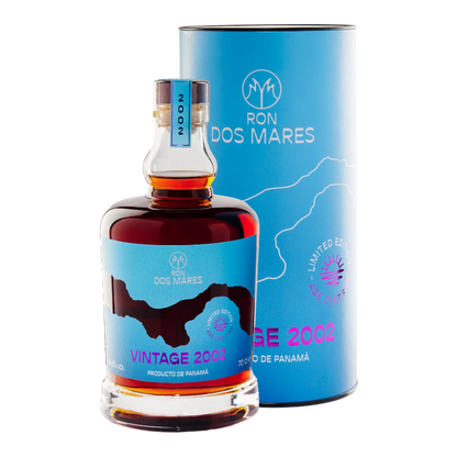 Ron Dos Mares Vintage 2002 Vintage Limited Edition 22 År Panama Rom Bottle