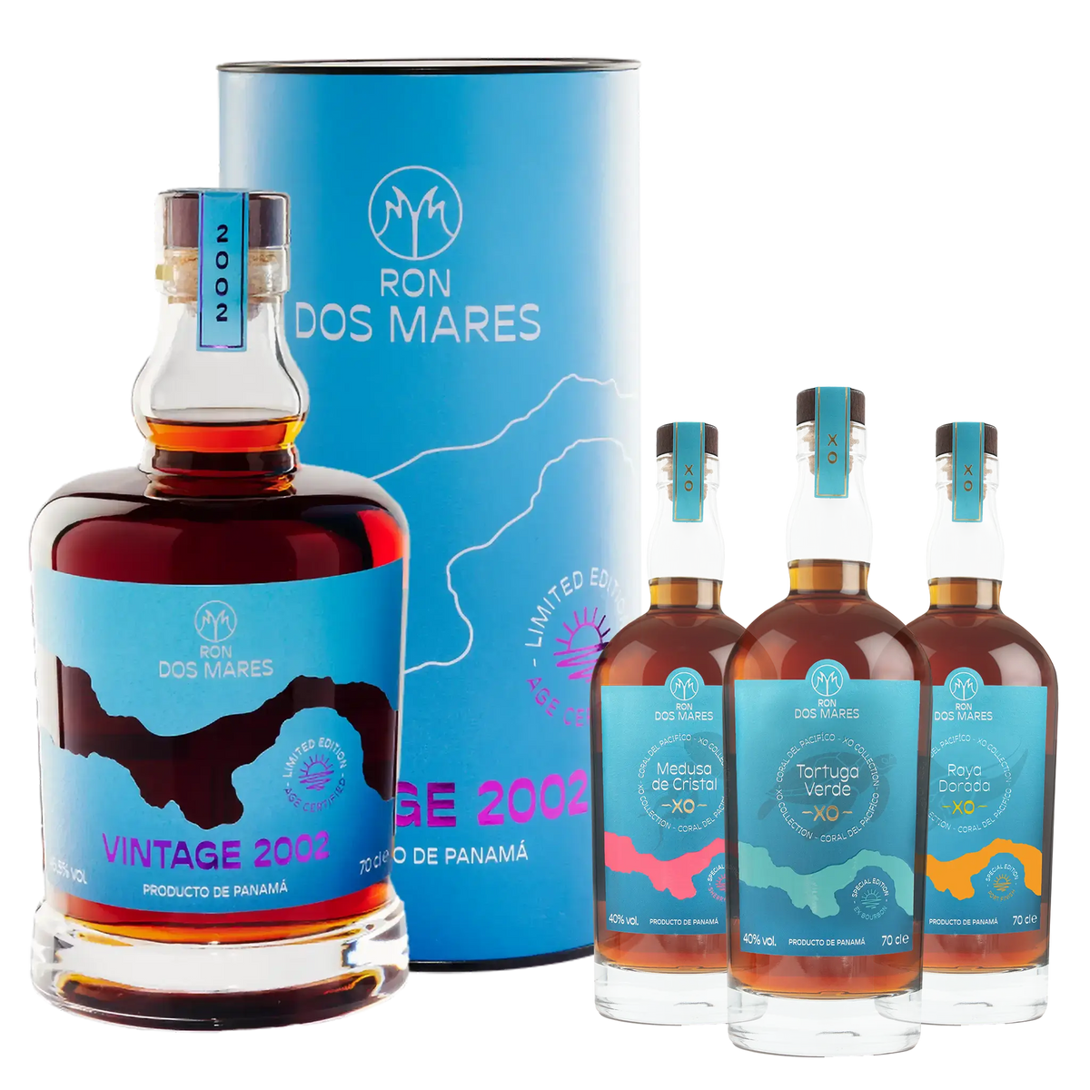 Ron Dos Mares 2002 Vintage Limited Edition 22 år + GRATIS XO (Valgfri)