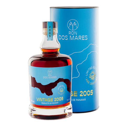 Ron Dos Mares Vintage 2005 Vintage Limited Edition 19 År Panama Rom Flaske