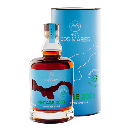 Ron Dos Mares Vintage 2008 Vintage  Limited Edition 16 År Panama Rom Flaske