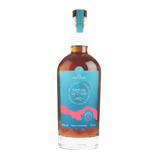 Ron Dos Mares Medusa de Cristal XO Panama Rom Flaske