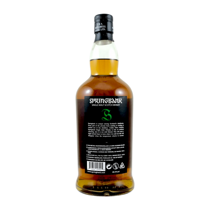 Springbank 15 Year Old 2021 Whisky Whiskystack Back