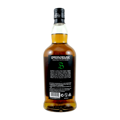 Springbank 15 Year Old 2021 Whisky Whiskystack Back