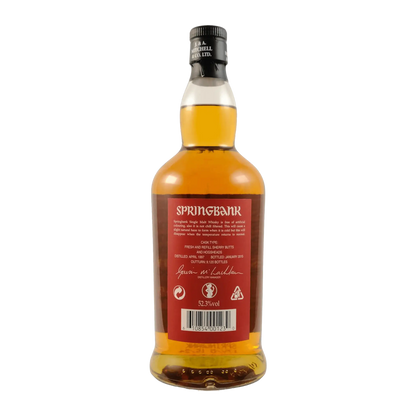 Springbank 17 Year Old Sherry Wood 2015 Whisky Whiskystack Back