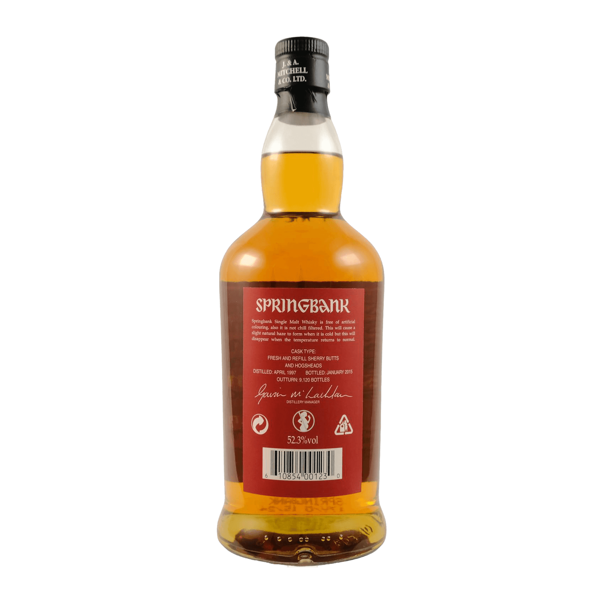Springbank 17 Year Old Sherry Wood 2015 Whisky Whiskystack Back