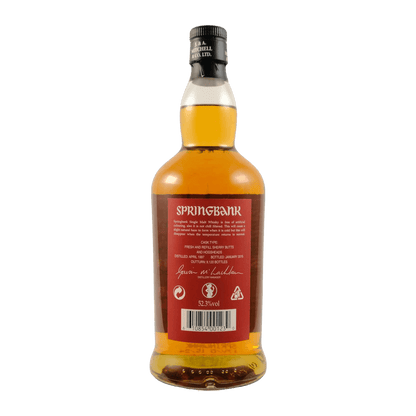 Springbank 17 Year Old Sherry Wood 2015 Whisky Whiskystack Back