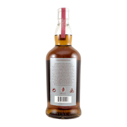 Springbank 25 Year Old 2021 Whisky Whiskystack Back