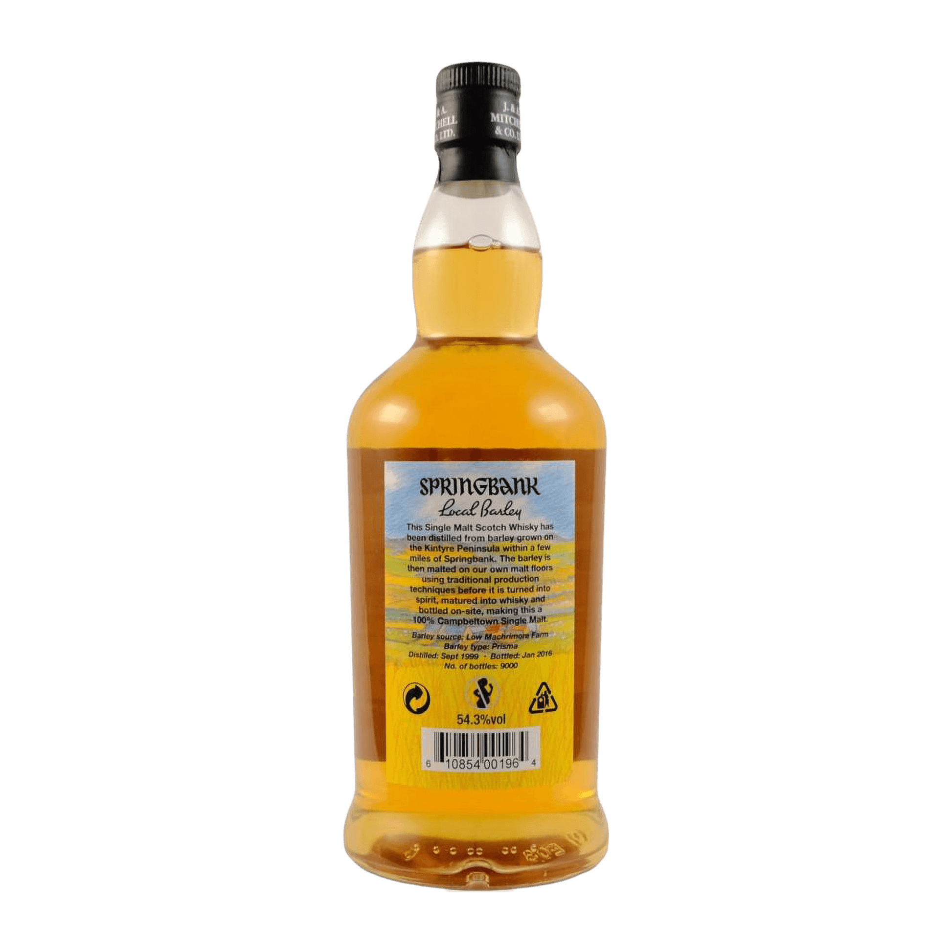 Springbank Local Barley 16 Years Old 2016 Whisky Whiskystack Back