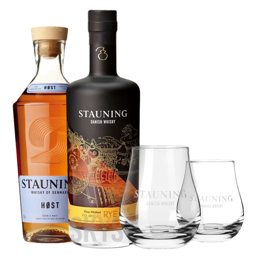 Stauning HØST & RYE + 2 stk. GRATIS Stauning Whiskyglas