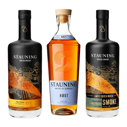 Stauning Whisky Pakken – Høst, Rye og Smoke i Enestående Selskab