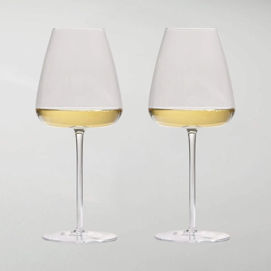 The Brilliant Blanco Glass - 2 Styk Fyldte med hvidvin
