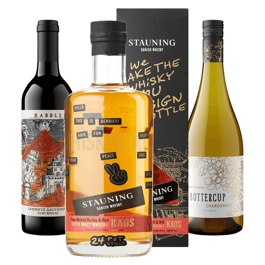 Smagepakke: Favoritvin med Dansk Whisky